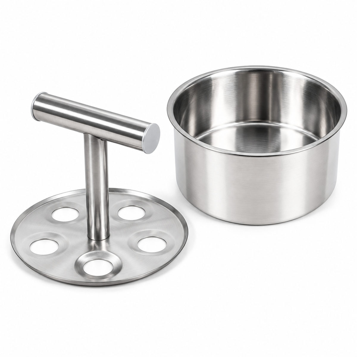Stainless Steel Meatball Maker with 6-Hole and 12-Hole Options