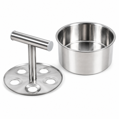 Stainless Steel Meatball Maker with 6-Hole and 12-Hole Options