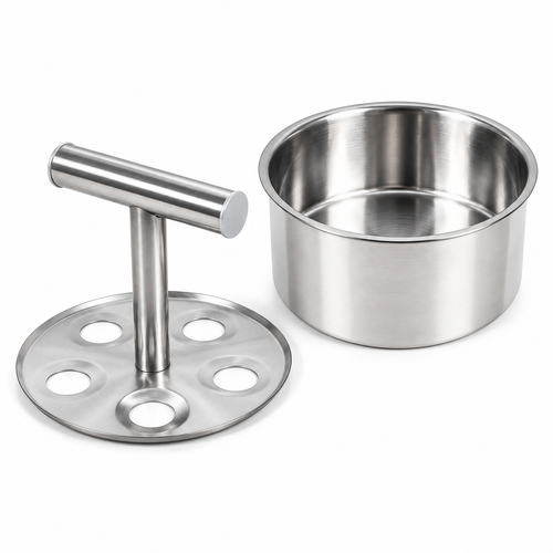 Stainless Steel Meatball Maker with 6-Hole and 12-Hole Options