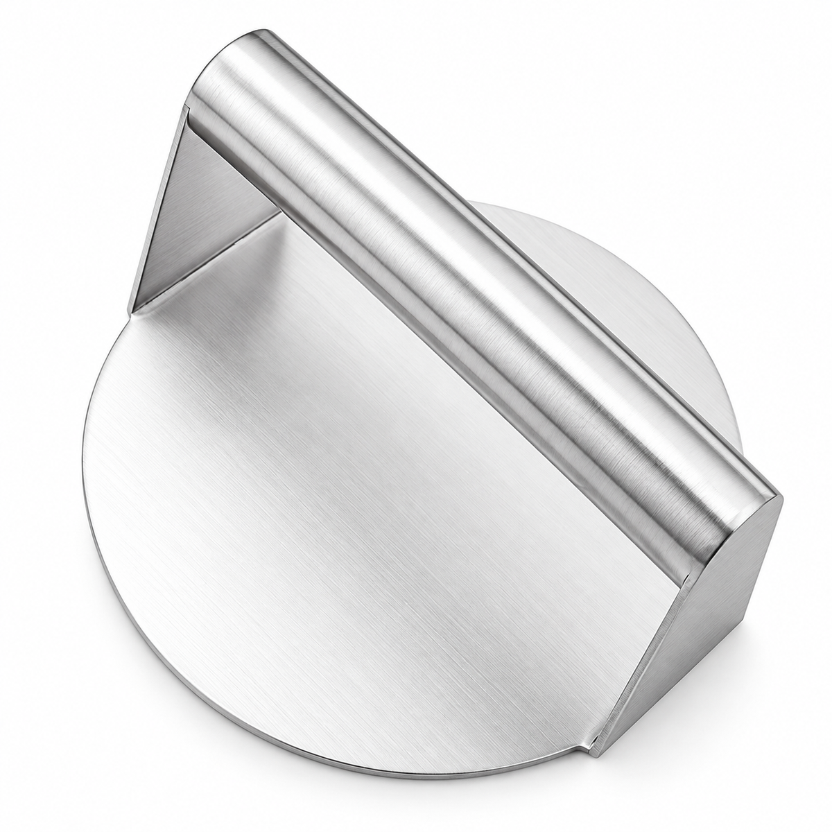 Smooth Time-Saving Stainless Steel Round Burger Patty Press – Say Goodbye to Rolling Pins