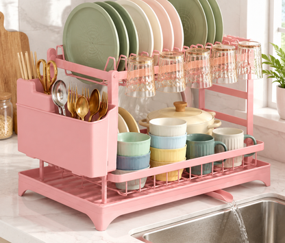 Double Layer Kitchen Storage Rack