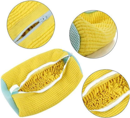 Reusable Washing Machine Shoe Laundry Bag – Anti-Deformation Protective Pouch (Gray / Yellow / Sky Blue / Simple)